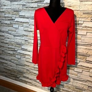 NWT Pretty Little Thing size 14 red dress